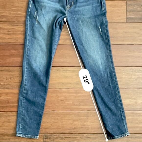 Hudson Blair High Rise Skinny Blue Jeans Size 27 - Picture 7 of 12